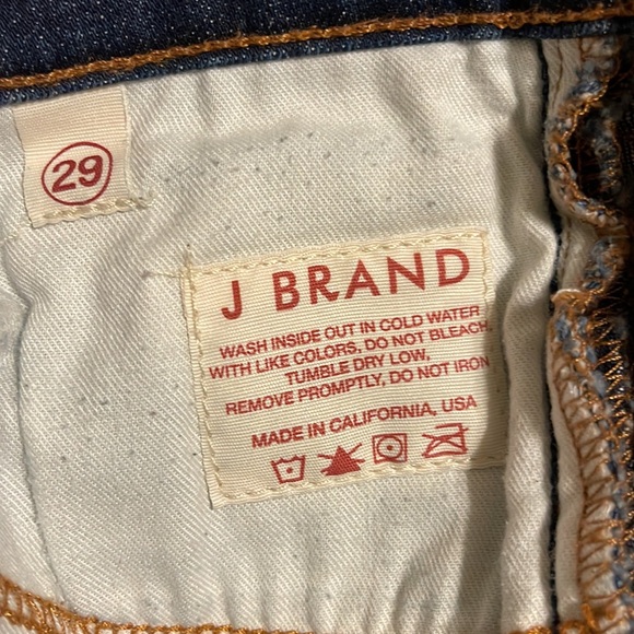 J Brand size 29 women’s dark blue jeans. Straight cut. - Picture 6 of 6